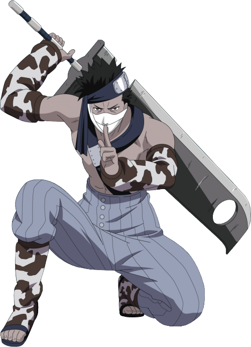 Los Siete Espadachines De La Niebla - Zabuza Momochi (500x690), Png Download