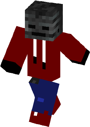 Teen Wither Skin - Cool Duck Skin Minecraft (317x453), Png Download