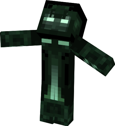 Lkapng - Minecraft Skins Wither Mage (393x429), Png Download