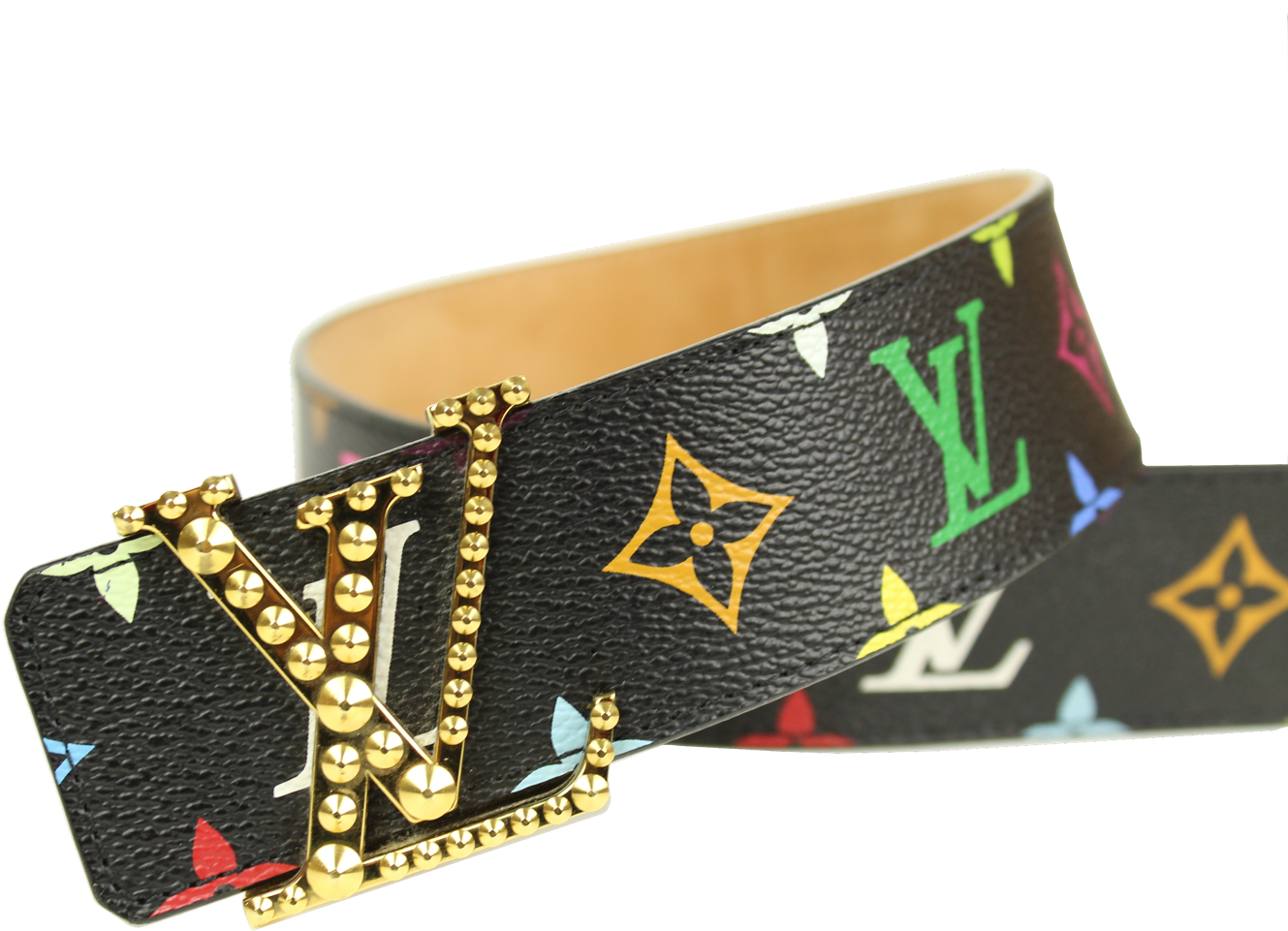 **louis Vuitton Multicolor Initial Belt - Louis Vuitton (1600x1066), Png Download