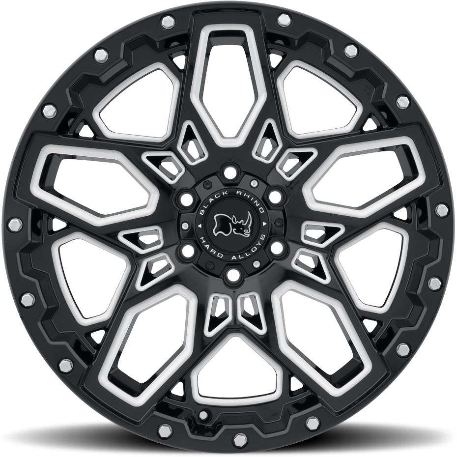 <b>black Rhino</b> Shrapnel -<br> Gloss Black - Vossen Cvt In Tinted Gloss Black (1000x1000), Png Download