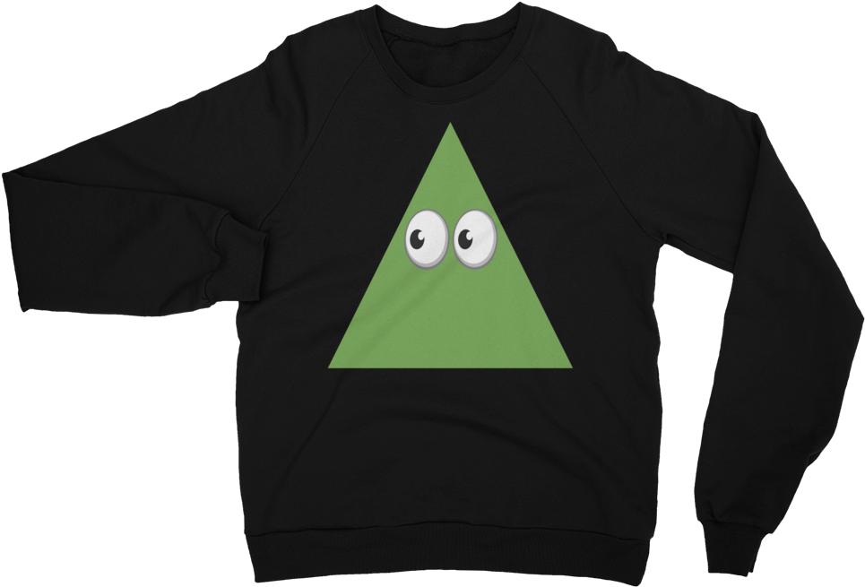 Triangle Eye - Sweatshirt (1000x1000), Png Download