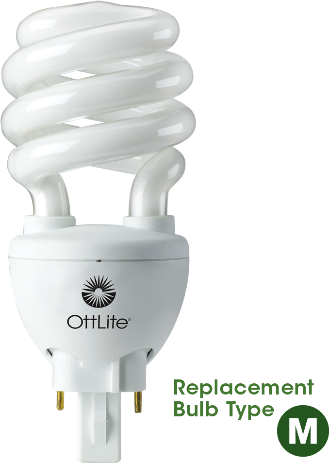 Ottlite B84j35 20watt Type M Replacement Bulb (1000x1000), Png Download