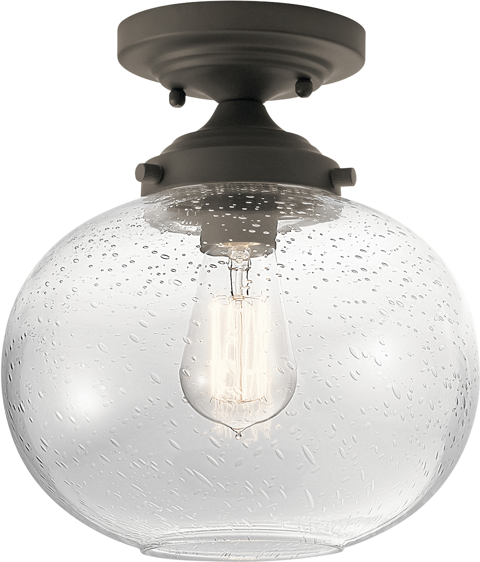 Loading Zoom - Three Posts Antioch 1-light Semi Flush Mount Finish: (1200x1200), Png Download