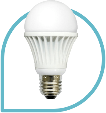 Led - Earthled Zetalux 2 Pro - 7.5 Watt - Led A19 - 5000k (355x377), Png Download