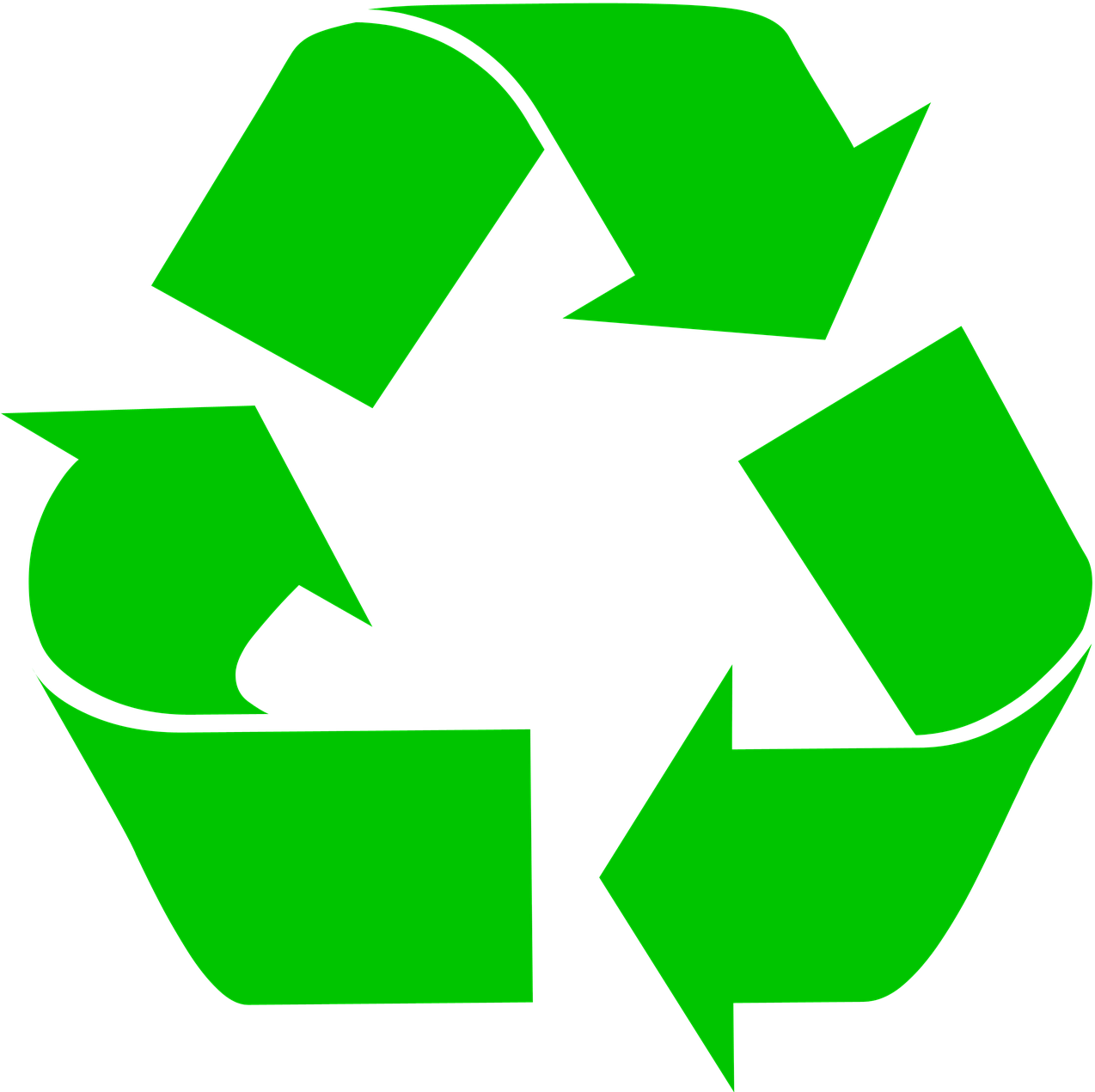 Recycle Reuse Reduce (1280x1280), Png Download