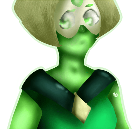 Peridot Steven Universe Speed Paint By Finnaluxesussestv - Painting (800x491), Png Download