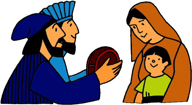 4 Wise Men And Star - Three Wise Men Ppt Lesson (700x467), Png Download