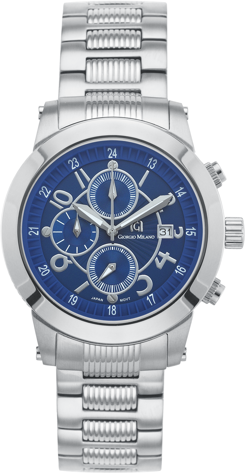 Men's Giorgio Milano Stainless Steel Watch And Three - Wbj1316 Ba0666 (1800x1800), Png Download