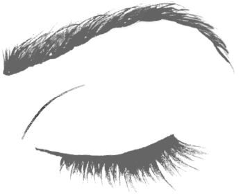 Closed-eye - Eye (537x514), Png Download
