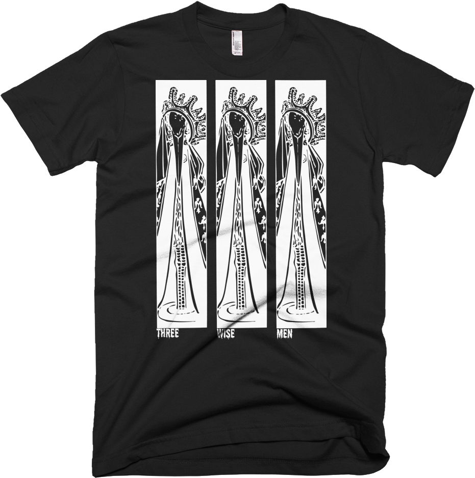 Image Of Three Wise Men Tee - Hip Hop Shirt Png (1000x1000), Png Download