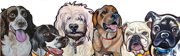 Pawblo Picasso Banner - Banner Pets (610x201), Png Download