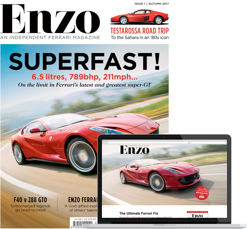 Enzo An Independent Ferrari Magazine (849x788), Png Download