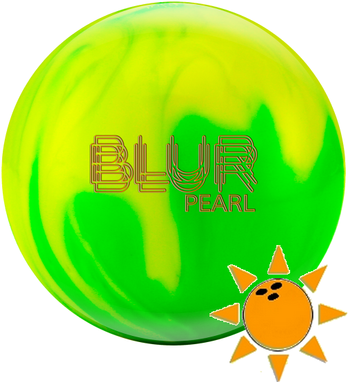 Columbia 300 Blur Pearl - Columbia 300 Blur Pearl Bowling Ball- Lemon Lime (505x555), Png Download