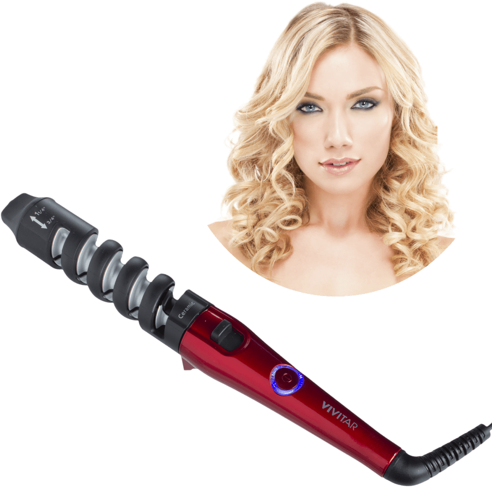 Vivitar Spiral Curling Iron (1104x1104), Png Download