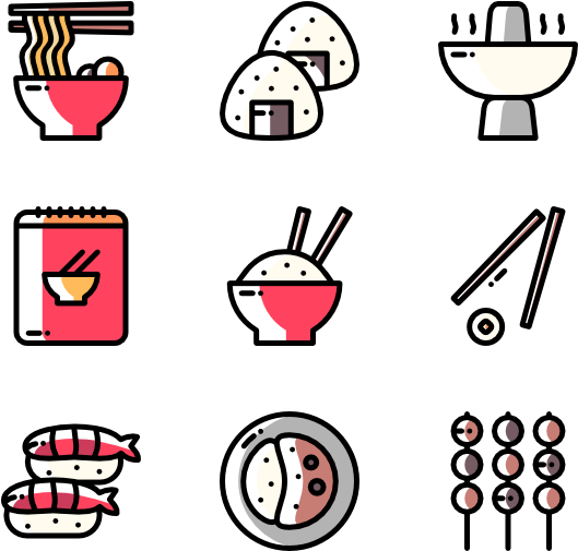 Asian Food Restaurant (600x564), Png Download