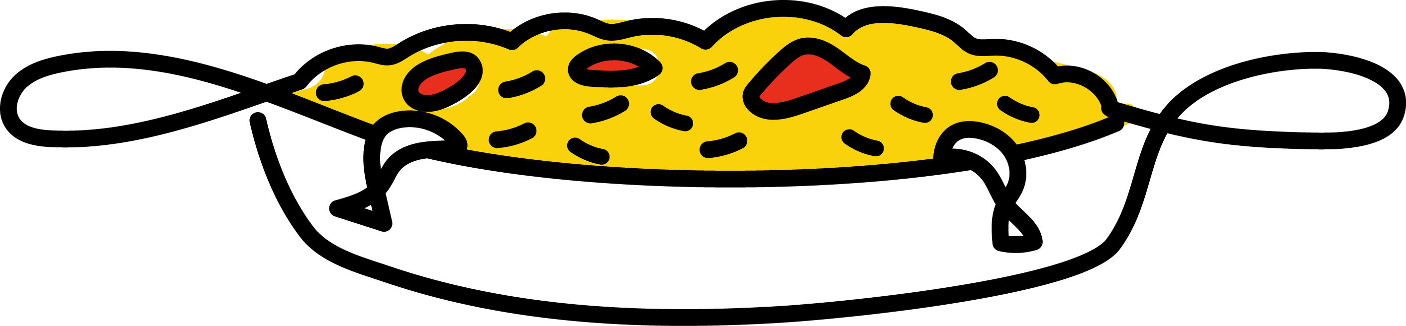 Paella-icon (2826x657), Png Download