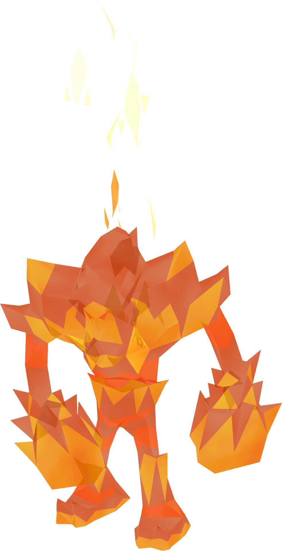 Fire Titan - Illustration (983x1920), Png Download