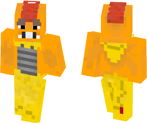 [#560] Scrafty The Hoodlum Pokemon - Minecraft (584x497), Png Download