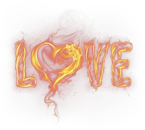 Огонь Png, Пламя, Огненное Сердце, День Святого Валентина, - Hearts On Fire (600x429), Png Download