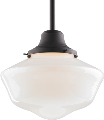 Rose City 6" Fitter Led Rod Pendant - Ceiling (440x440), Png Download