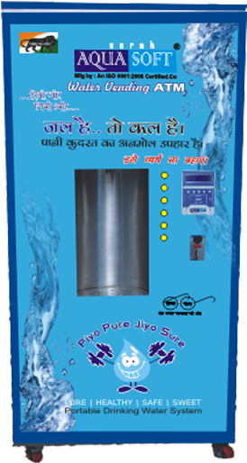 Water Atm Machine Will Be Installed In Punjab - Water Atm Machine Sarah Aqua Soft Hd (500x600), Png Download