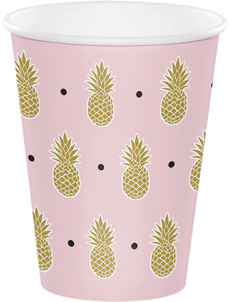 Deluxe Pineapple Cups - Luau (600x600), Png Download