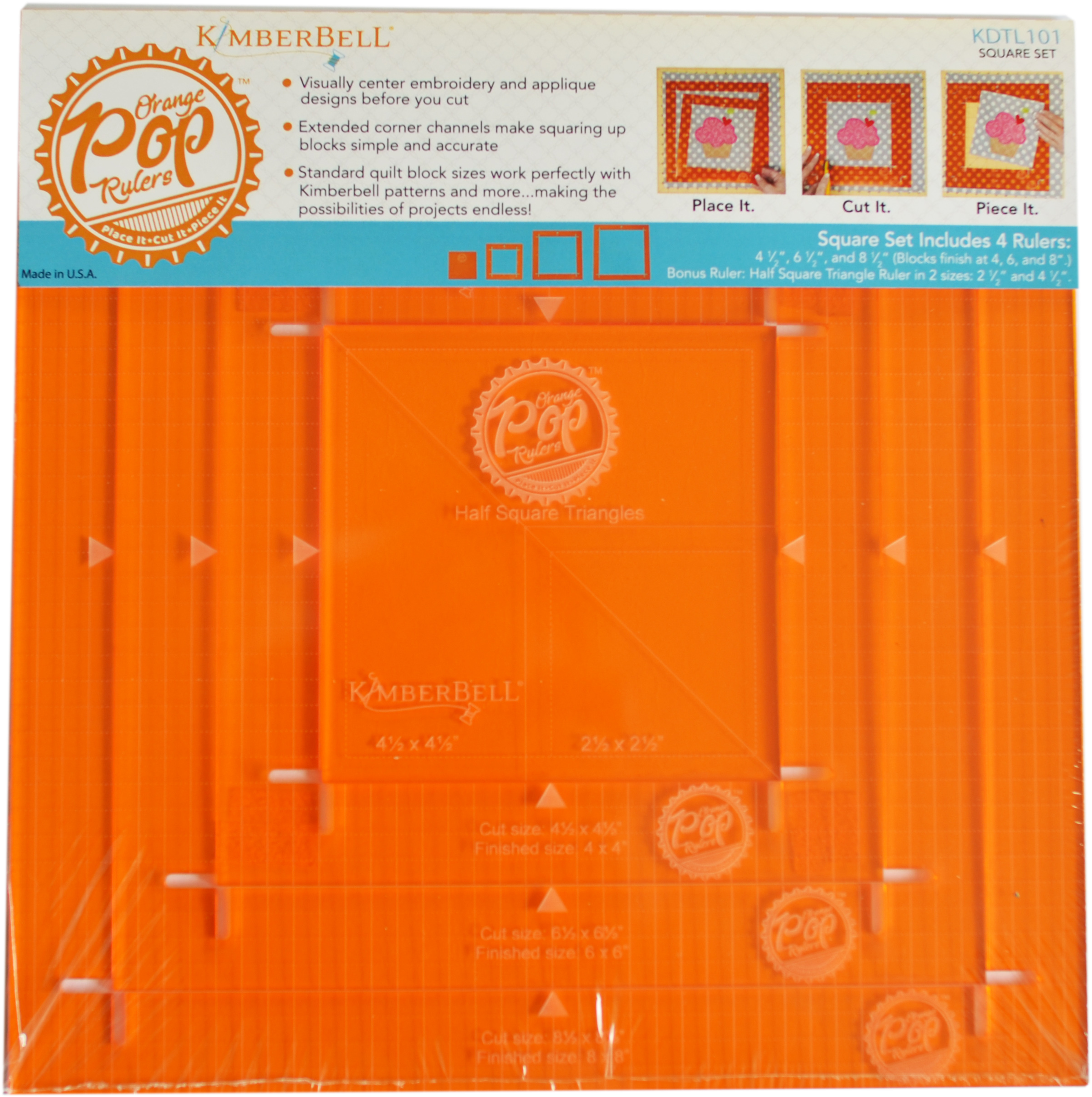 Orange Pop Rulers Square Set - Orange Pop Rulers (3194x3194), Png Download