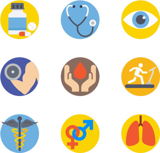 Medical Elements Pack - Medical Icon Pack Svg (600x564), Png Download