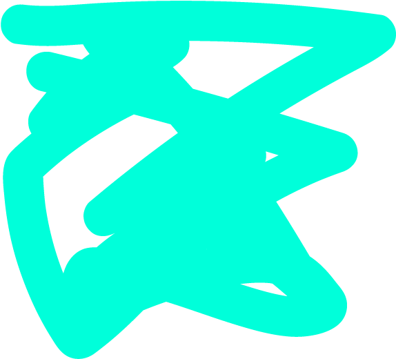 Teal Scribble - Teal (618x618), Png Download