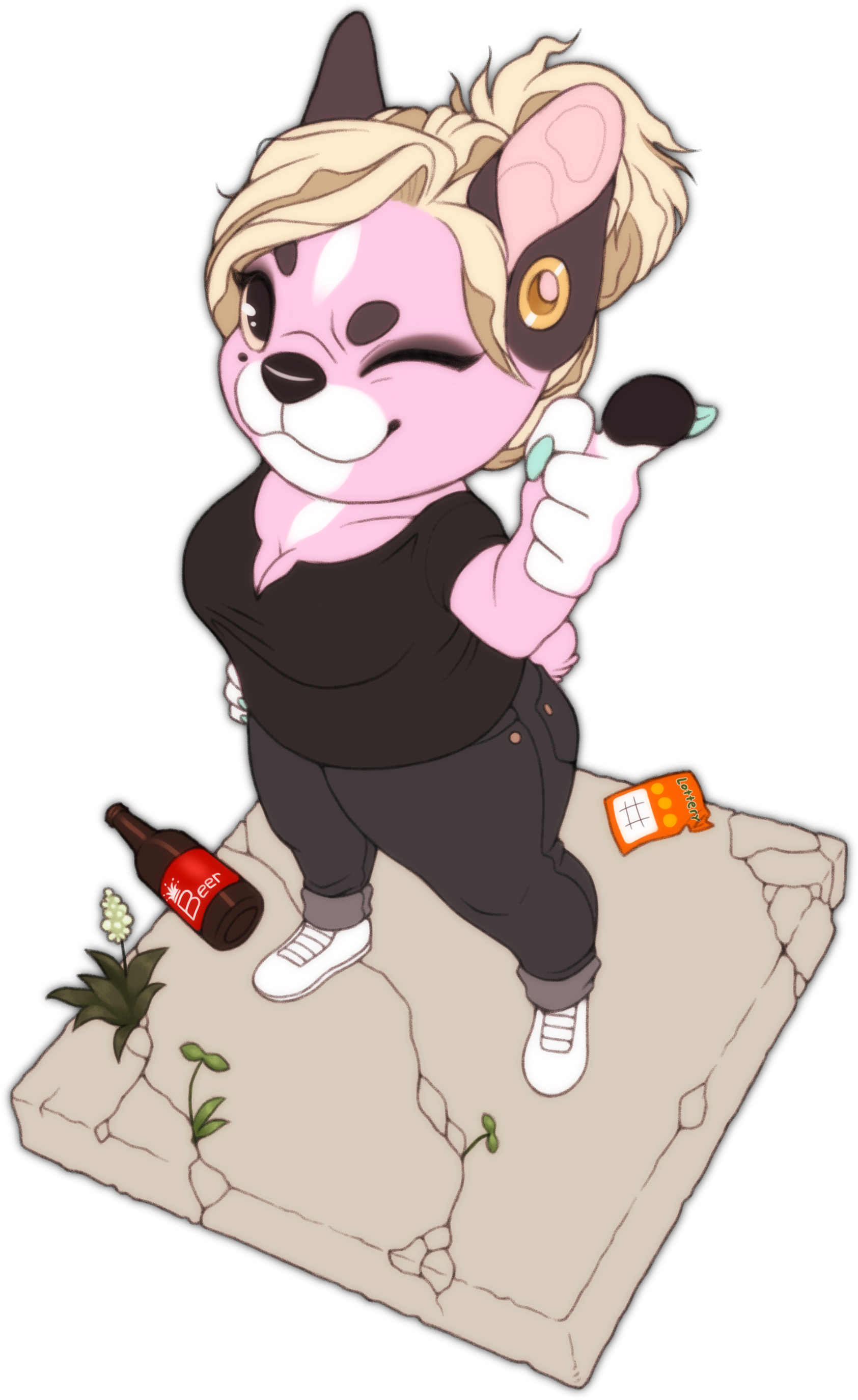 Ground Level Threat - Cartoon (2000x2800), Png Download