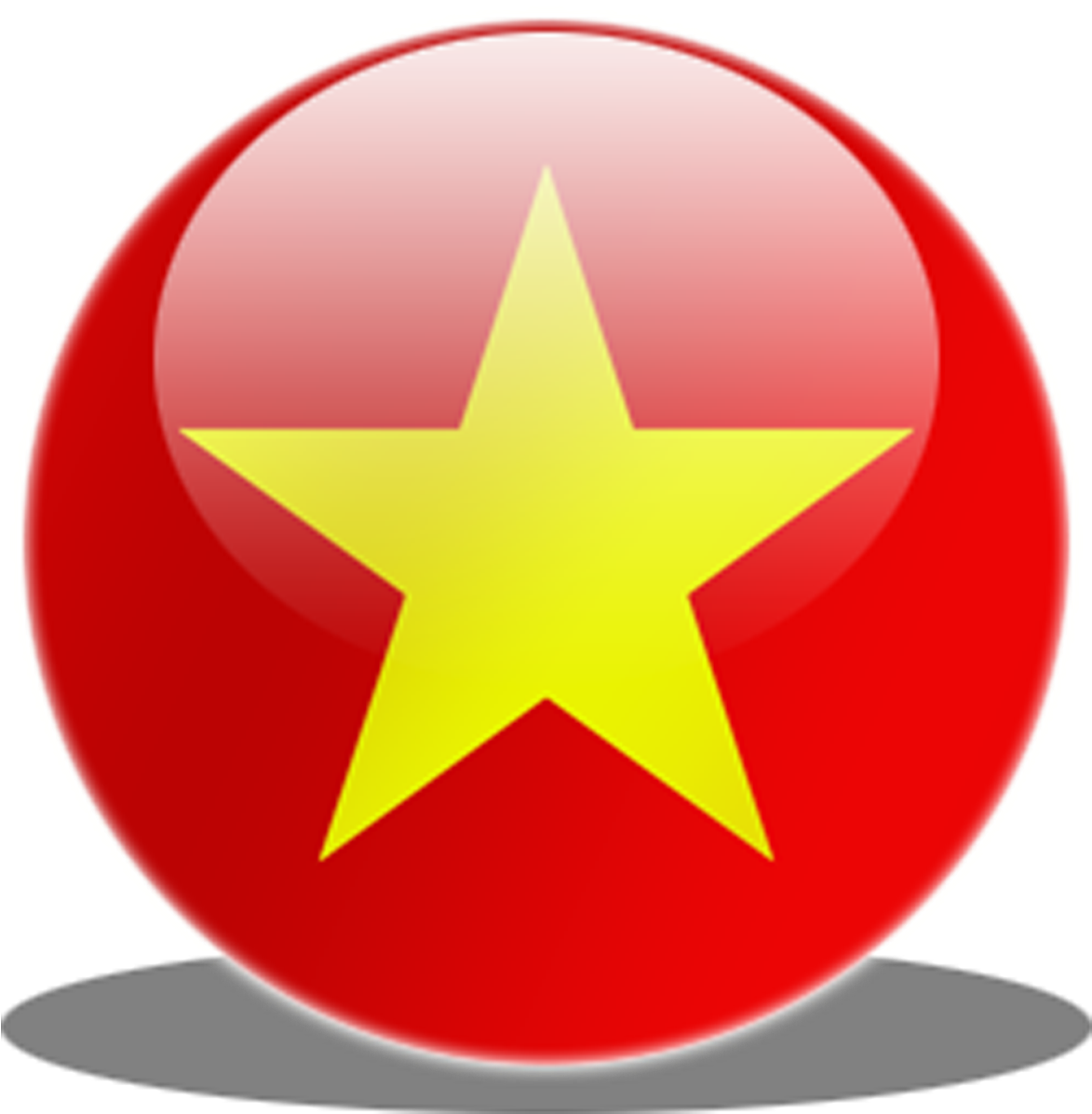 Vietnam Flag Circle Icon Vietnam Flag, Flags Of The - Vietnam Flag Icon (1200x1200), Png Download