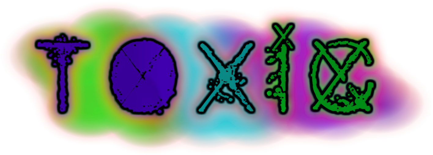 Toxic Logo - Cross (1600x800), Png Download