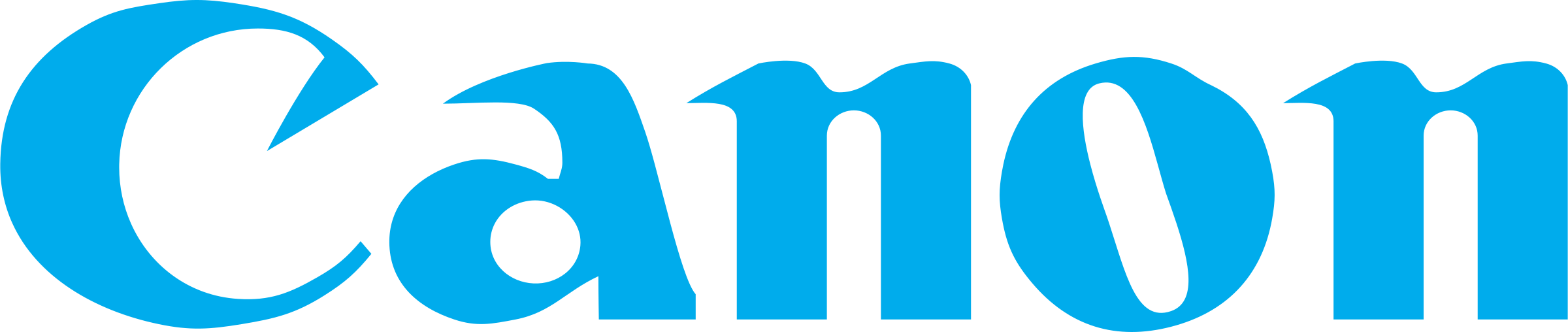 Canon Logo Png Transparent - Logo Canon (2400x508), Png Download