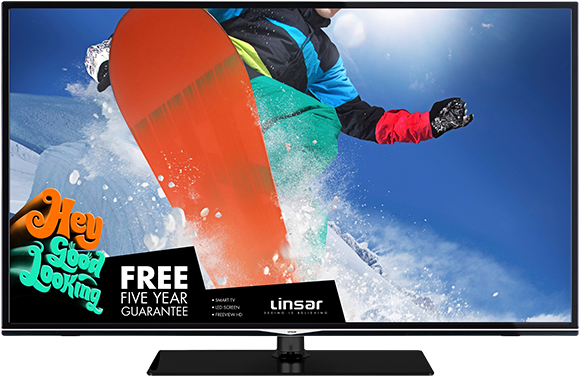 Linsar 55 4k Ultra Hd Smart Tv (700x454), Png Download