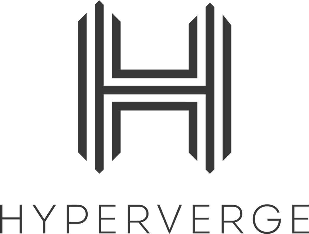 Our New Logo - Hyperverge Logo (1200x1200), Png Download