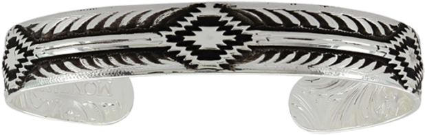 Adult Montana Silver Barbed Wire And Rope Cuff Bracelet (700x700), Png Download