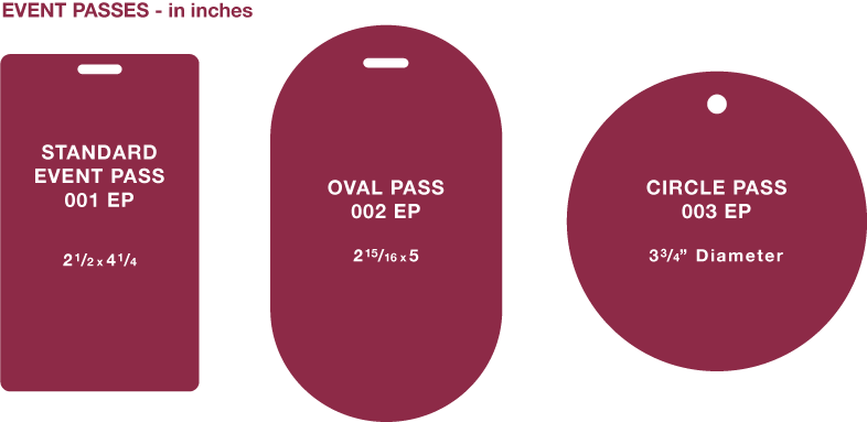 View Event Badge Sizes Here - Badges Size (786x383), Png Download