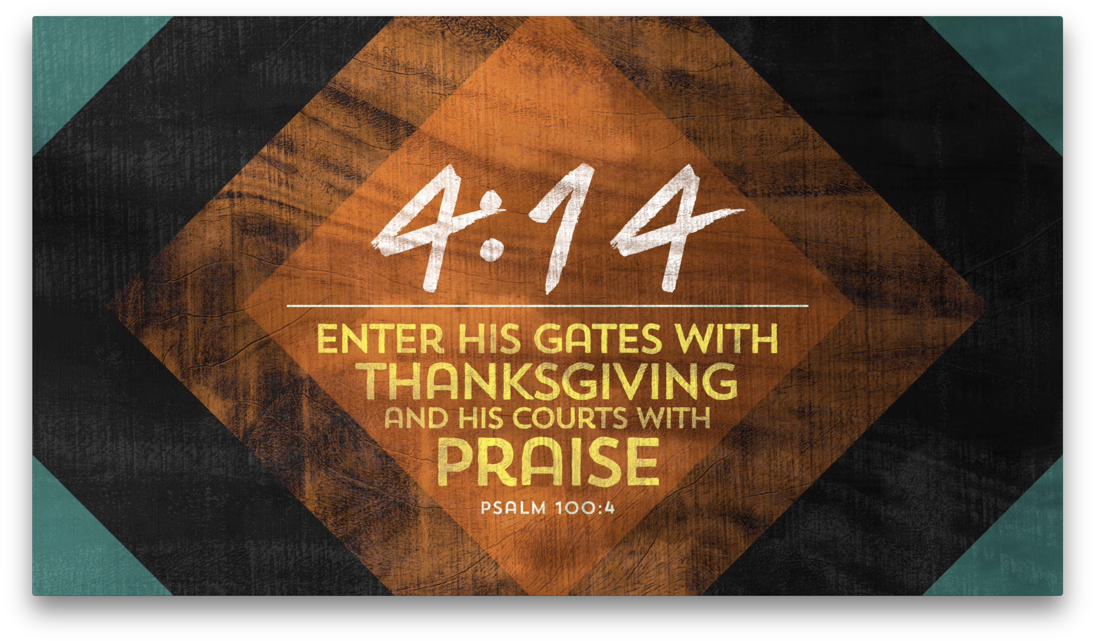 Woodgrain Clouds Thanksgiving Countdown - Poster (3584x2114), Png Download
