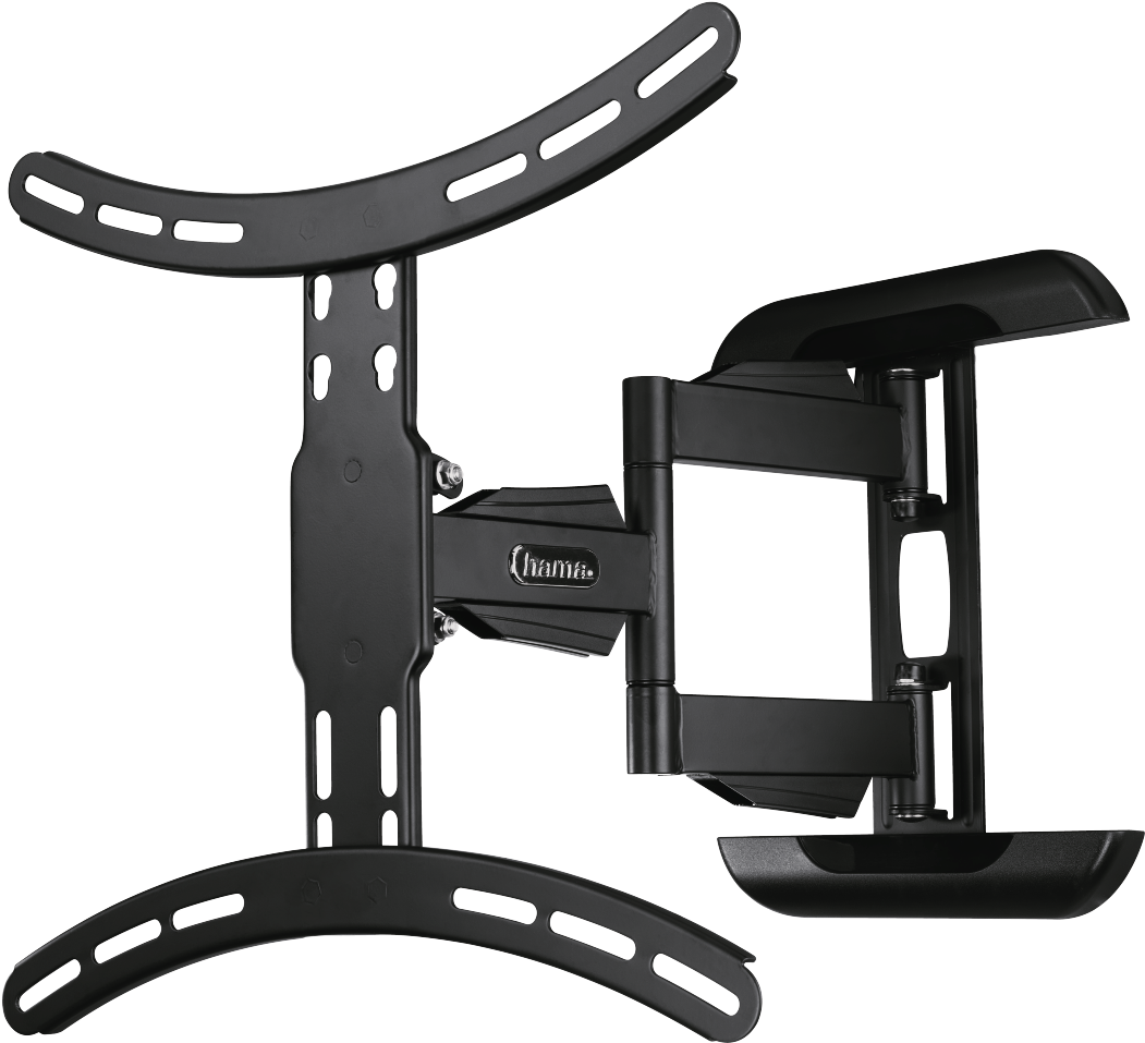 Download Fullmotion Tv Wall Bracket, 3 Stars, 165 Cm , Black Hama