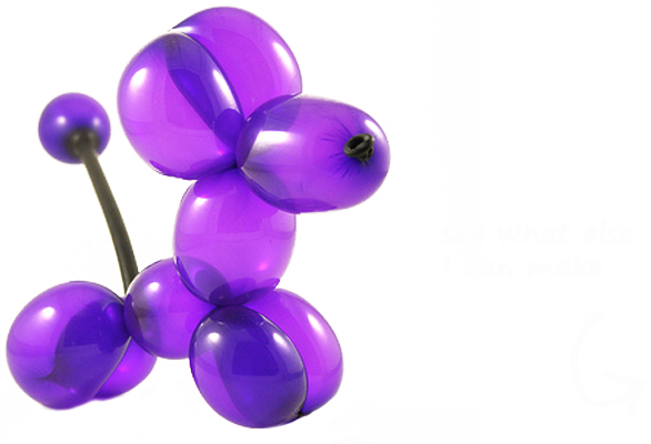 Balloon Animals & Balloon Models For Children's Parties - Balloon Animals Transparent (586x400), Png Download