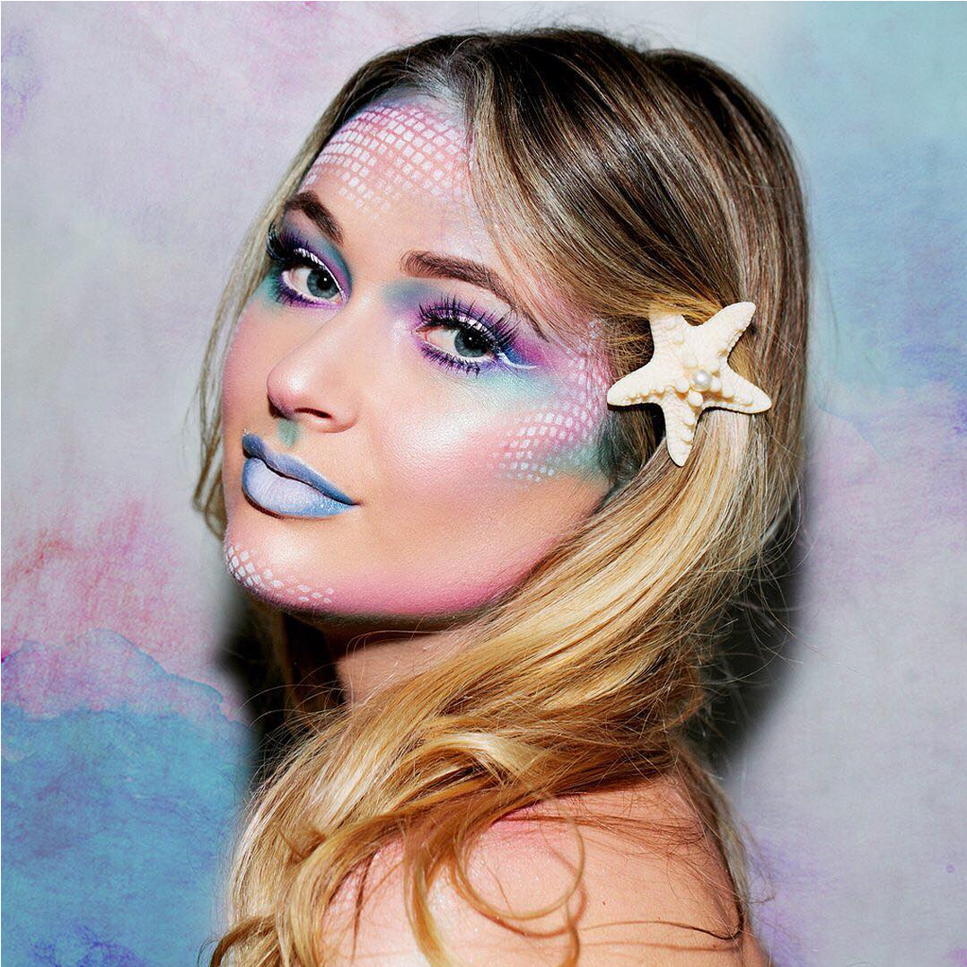 Halloween Makeup Mermaid (1200x1200), Png Download