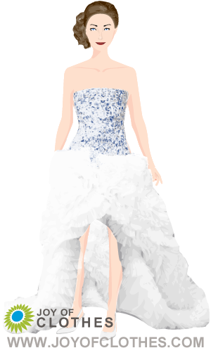 The Dramatic Bride - Wedding Dress (300x520), Png Download