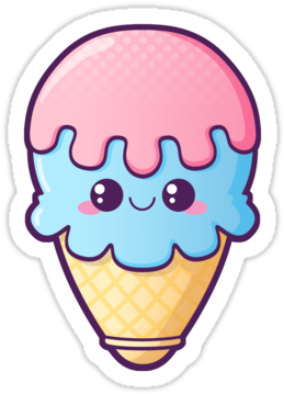 Related Wallpapers - Ice Cream Cute Png (375x360), Png Download