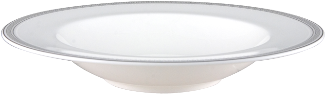 Greek Key Rim Soup/pasta 9-1/2" - Ceiling (720x720), Png Download