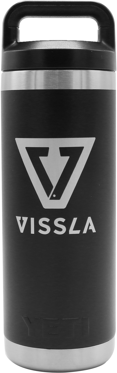 18 Oz Yeti Water Bottle - Vissla (1440x1440), Png Download