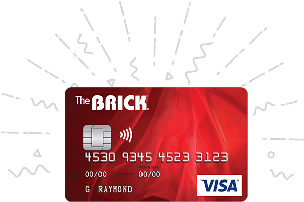 Brick Visa Desjardins Card (650x400), Png Download