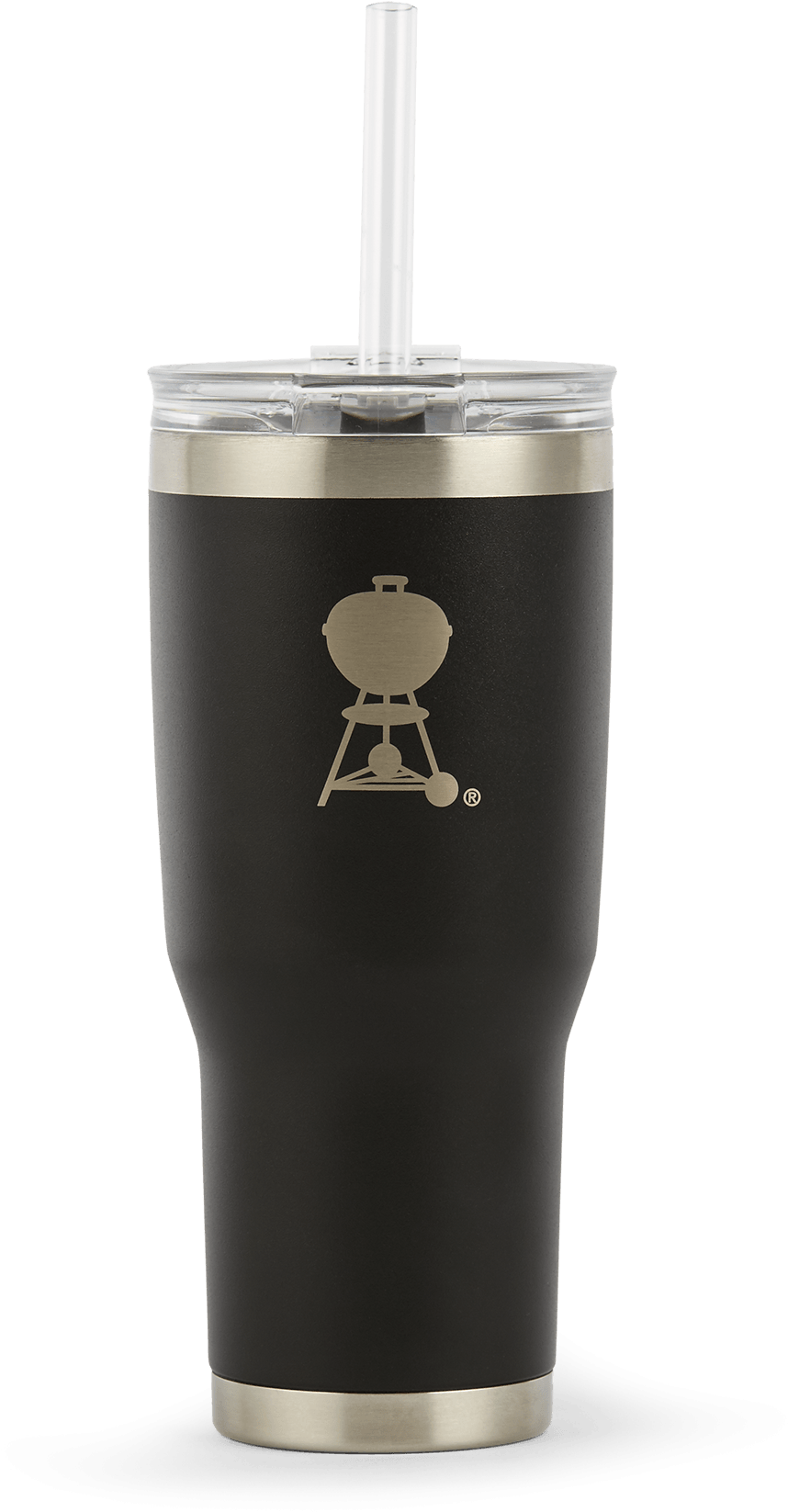 Insulated Tumbler With Straw 24 - Weber Grill (1800x1800), Png Download