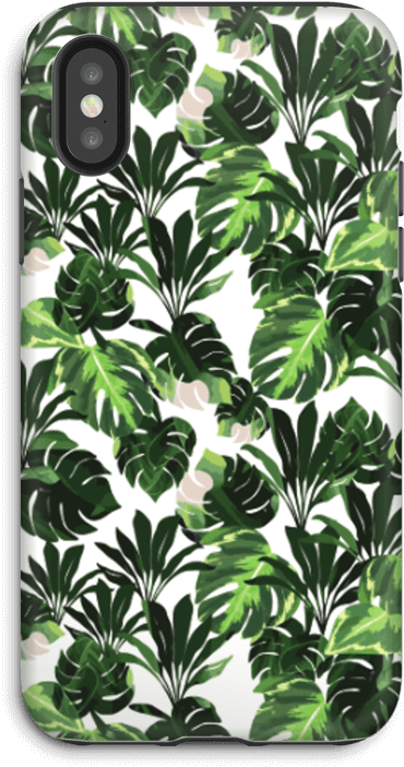 Green Jungle Case Iphone X Tough - Ipad (499x800), Png Download