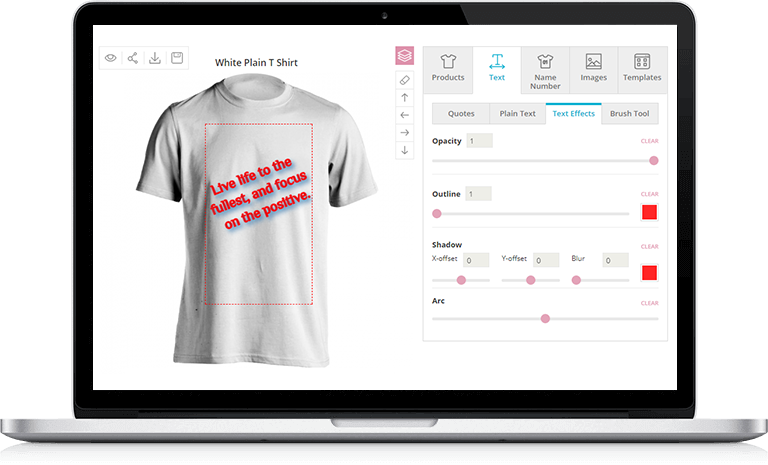 Magento 2 Online Product Designer Extension Web To - Clearance -- Livin Dazed And Confused Funny Humor White (768x465), Png Download
